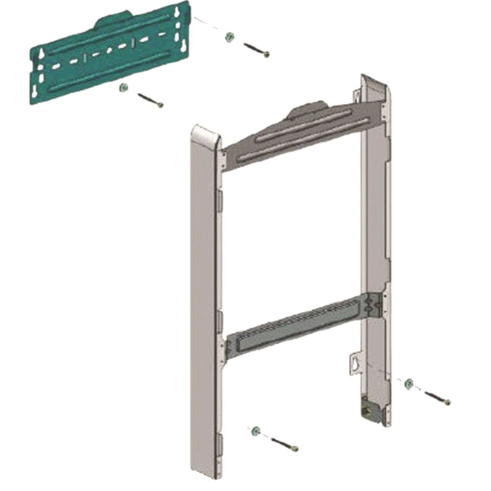 Schienale posteriore per caldaia condens bosch gc2300w 70 mm