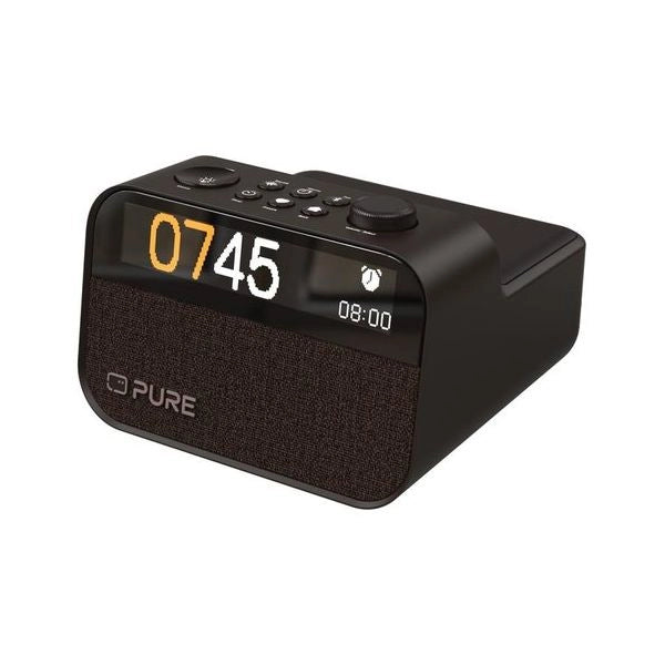 Radiosveglia pure 30103 moment charge coffee black