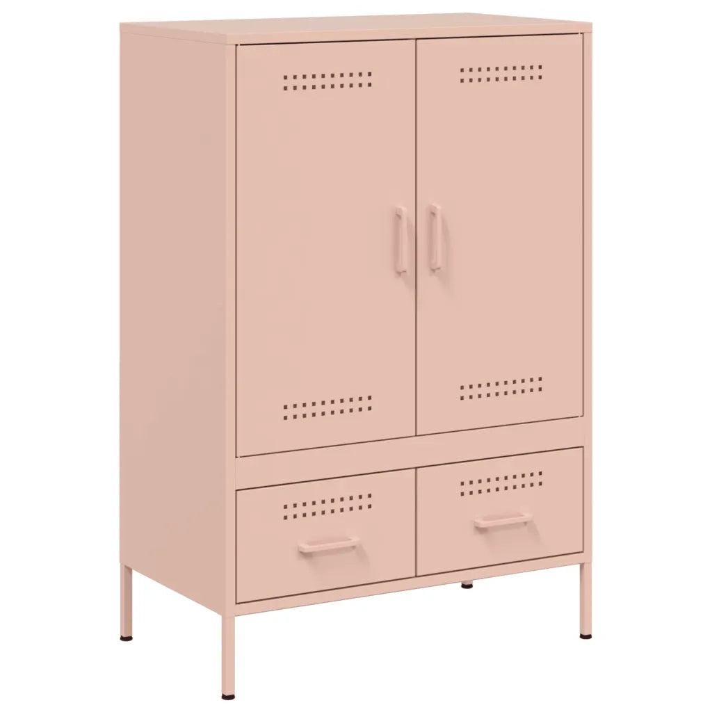 Credenza Rosa 68x39x101,5 cm in Acciaio 843109