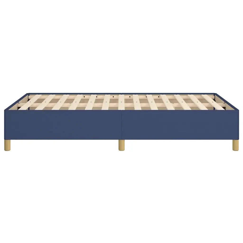 vidaXL Giroletto senza Materasso Blu 120x190 cm in Tessuto