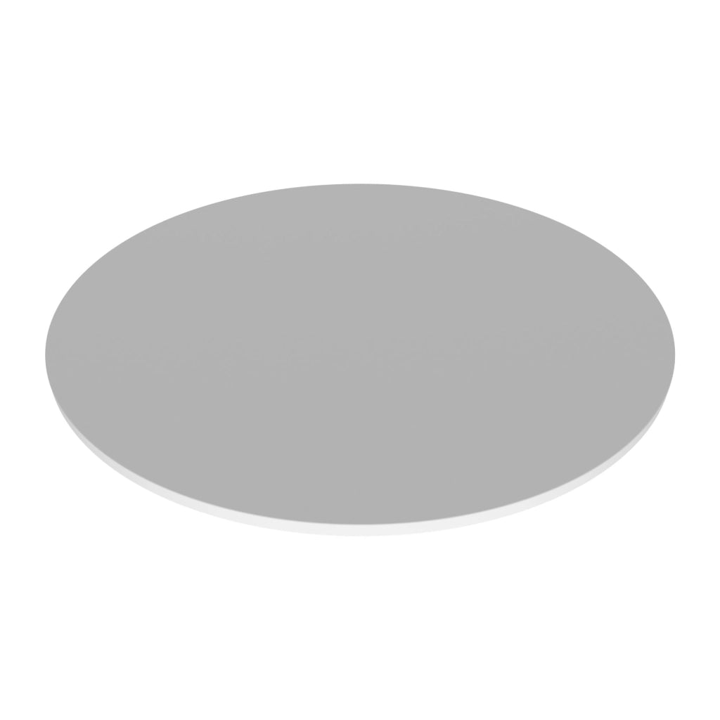Artù - Ripiano per tavolo da pranzo rotondo ⌀ 120 cm in legno laminato-Bianco