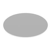 Artù - Ripiano per tavolo da pranzo rotondo ⌀ 120 cm in legno laminato-Bianco