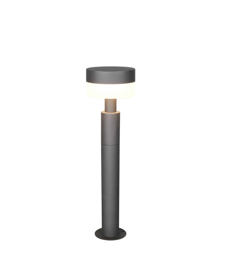 Palo da esterno LED, alluminio, antracite, H 50 cm, Mackenzie