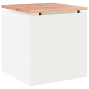 Panchina da Giardino | Panca da Giardino Bianco 40 x 40 x 43 cm Acciaio
