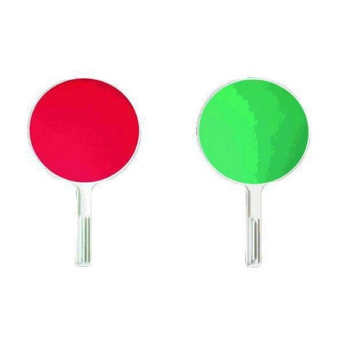 Paletta Moviere Rifrangente Bicolore Rosso-Verde cm. 30