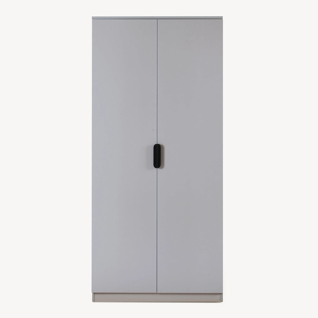 Armadio Guardaroba Eiselfing con 4 Scomparti 176 x 80 x 52 cm Grigio [en.casa]