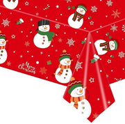 Tavolo da pranzo per Natale - Tavolo da pranzo da buttare - 137 x 274 cm - Motivo fiocco di neve - Tavolo da pranzo per feste