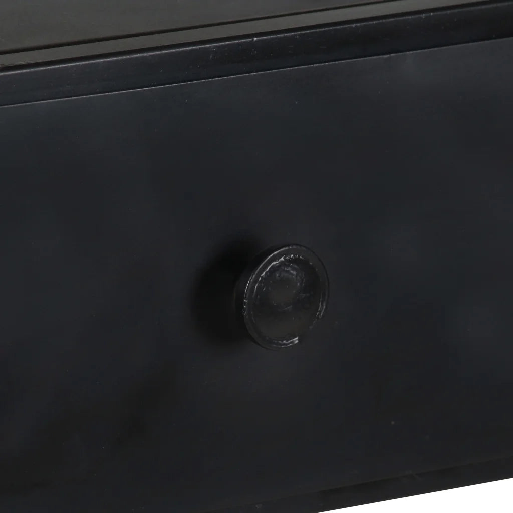 Libreria 80x35x180 cm in Legno di Mango Grezzo e Ferro 323734