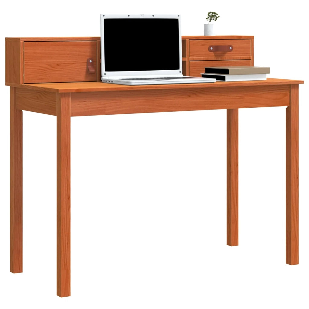 Scrivania con cassetto Marrone cerato 110 x 50 x 93 cm 870012