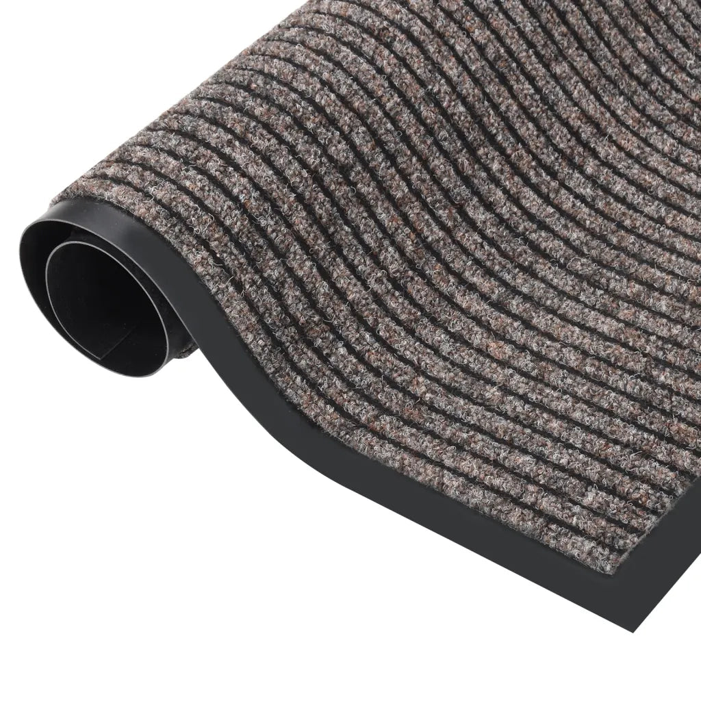 Zerbino | Tappetino Striato Beige 80x120 cm