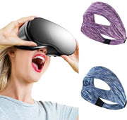 Due maschere VR adattabili, maschera VR per respirazione, lavabile, per cuffie VR PS VR2/Meta Quest Pro/Meta Quest 2/Oculus Quest 2/HTC Vive