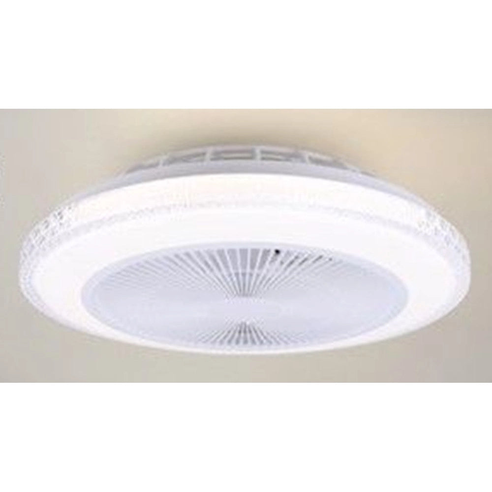 Trade Shop - Plafoniera Soffitto Led Con Ventilatore Lampadario Telecomando Luce 3000-6500k 42255 -