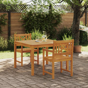 Set da pranzo da giardino  3 pezzi in legno massello di acacia