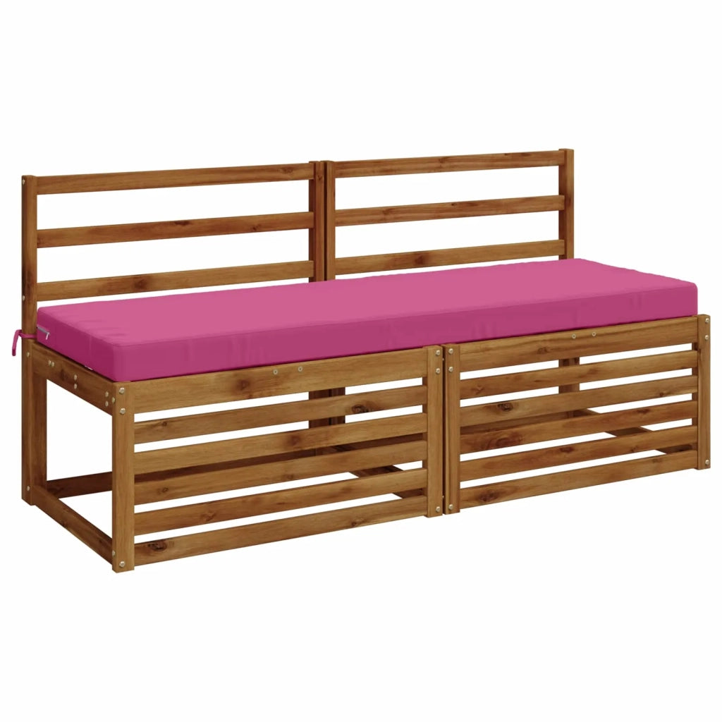 Cuscini per Panchina a 2 Pezzi SOEST 2 pz 100% Poliestere Rosa 950347
