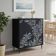 Credenza DOKKUM Rovere Nero 69 x 33 x 76 cm 8006937