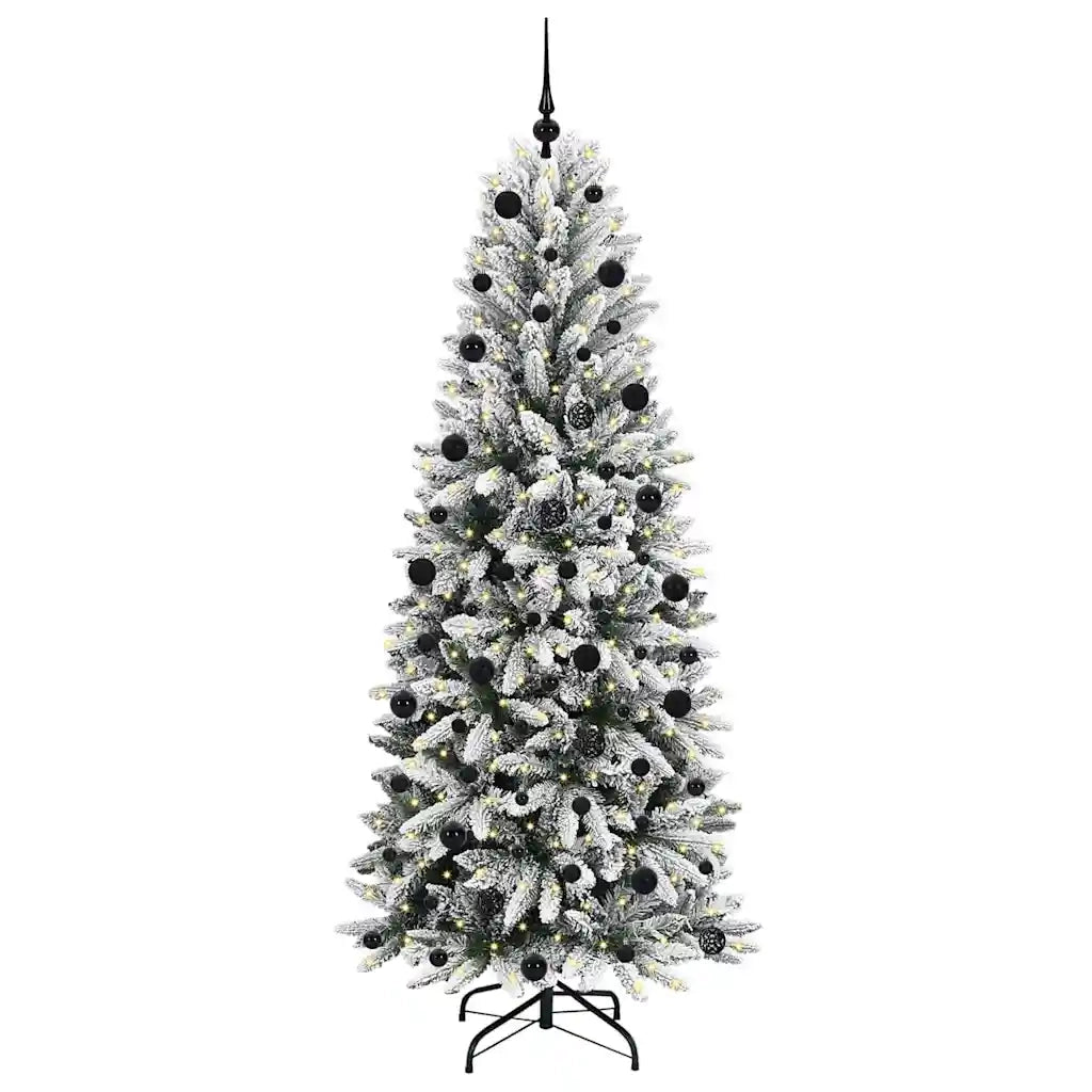 Albero di Natale artificiale con 300 LED Bianco 210 cm 3396058