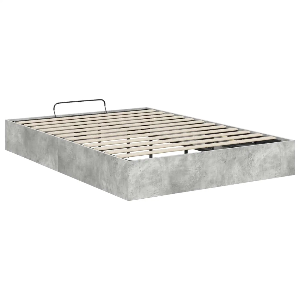 Letto ottomano Grigio Cemento 120 x 200 cm Legno ingegnerizzato 3409240