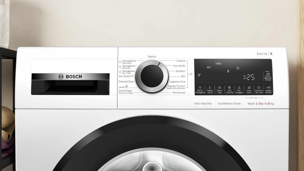 Bosch WNG25400IT Serie 6 Lavasciuga 10.5/6 kg 1400 rpm Classe D/A