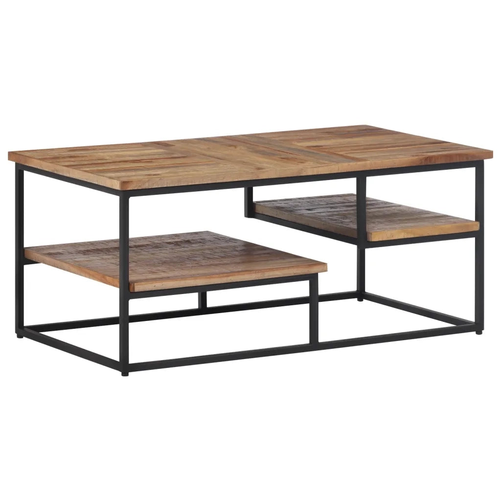 Tavolino da Salotto 90x50x39cm Massello Teak di Recupero 358517