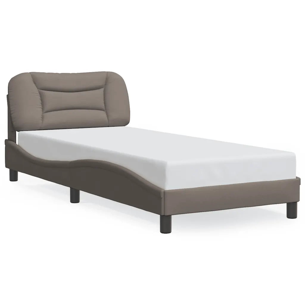 Giroletto senza Materasso Hvar Tortora 90x200 cm Tessuto