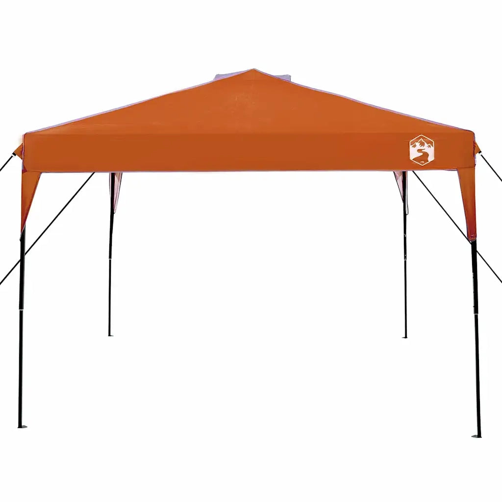 Tenda Gazebo-Tenda da festa Arancione 290 x 290 x 251 cm Tessuto 441831