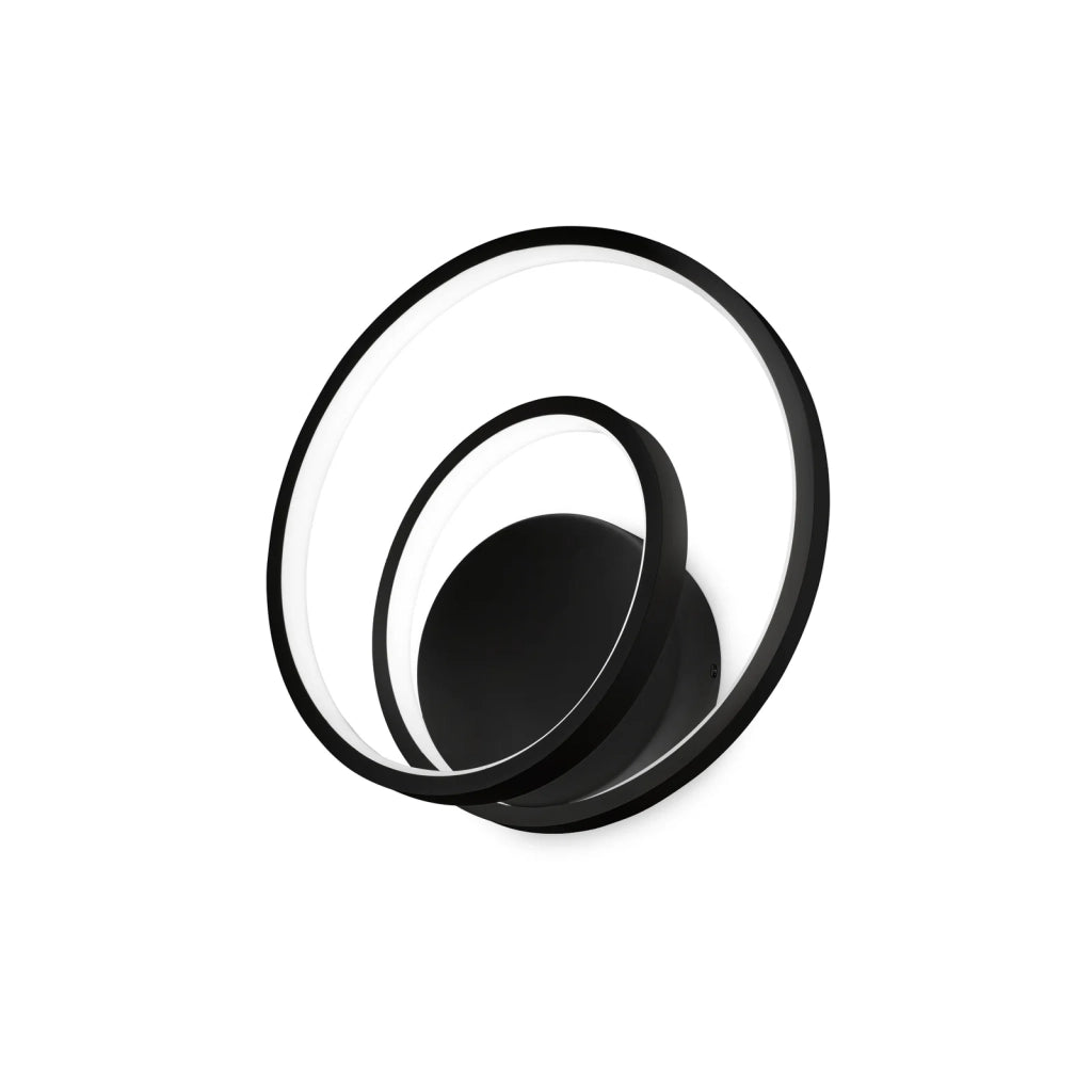 Applique Collezione OZ LED 26W Luce Calda 3000K Finitura Nero Ideal Lux
