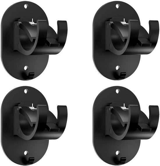 4 Pezzi di Ganci per Tende Autoadesivi Senza Foratura