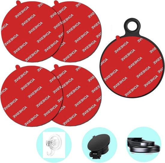 Pannelli di sostituzione circolari a doppia faccia - Set da 4 pezzi 70 mm con Molto Alta Aderenza