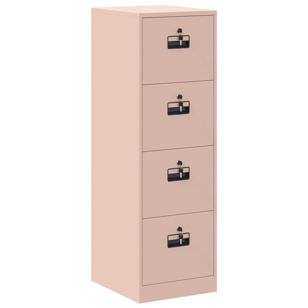 Armadio per File con cassetto 2 pcs Rosa 44 x 50 x 139 cm 3406155