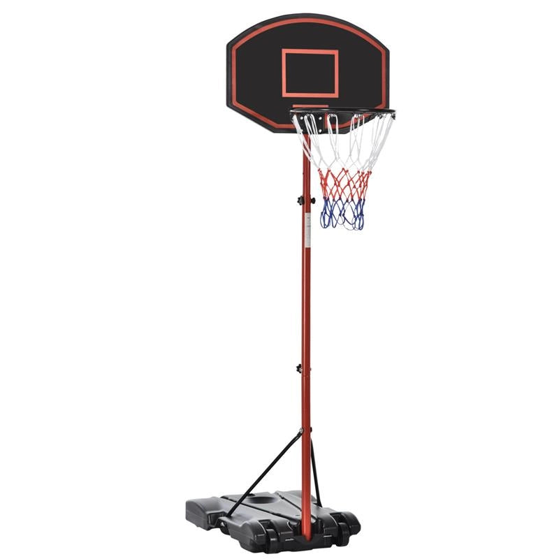 CANESTRO PORTATILE CON ALTEZZA REGOLABILE E BASE RIEMPIBILE 73 X 125 X 220 CM