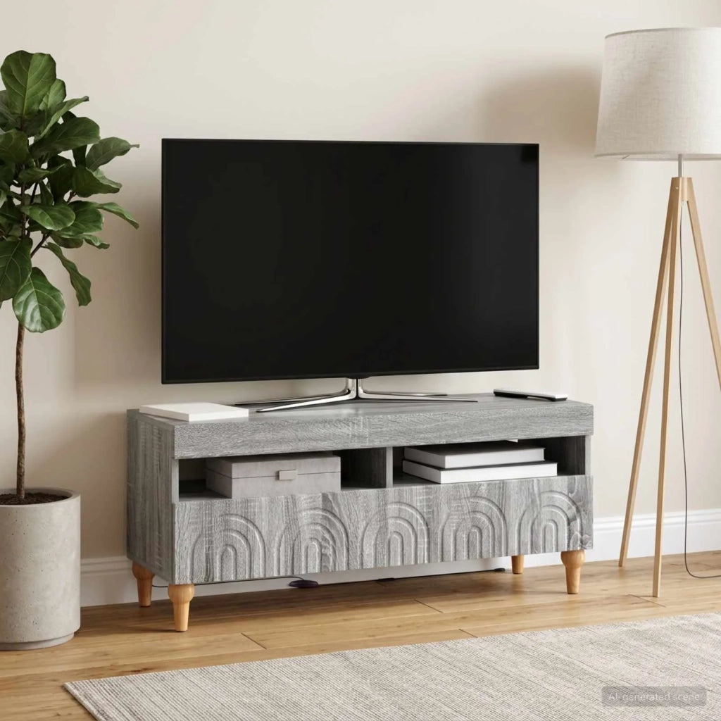 Mobile TV LED Sonoma grigio Legno ingegnerizzato 896331