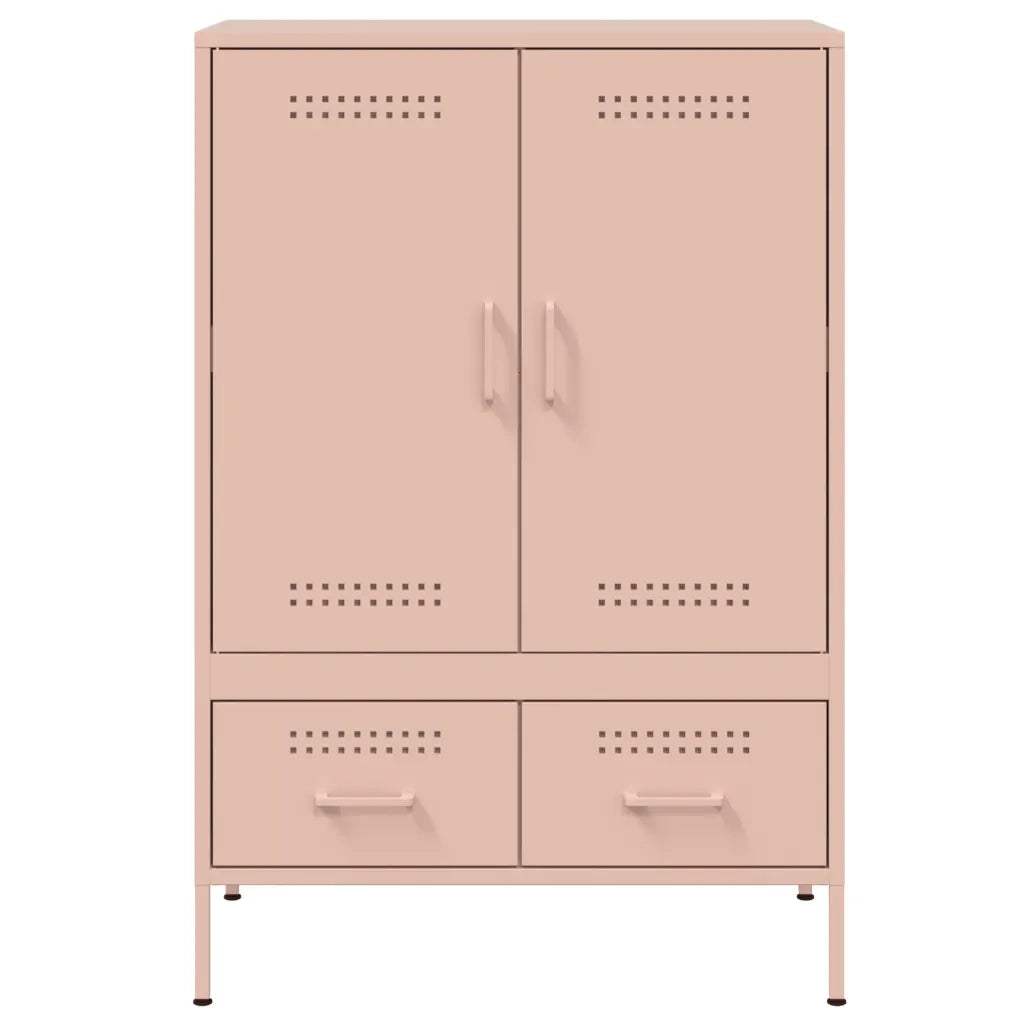 Credenza Rosa 68x39x101,5 cm in Acciaio