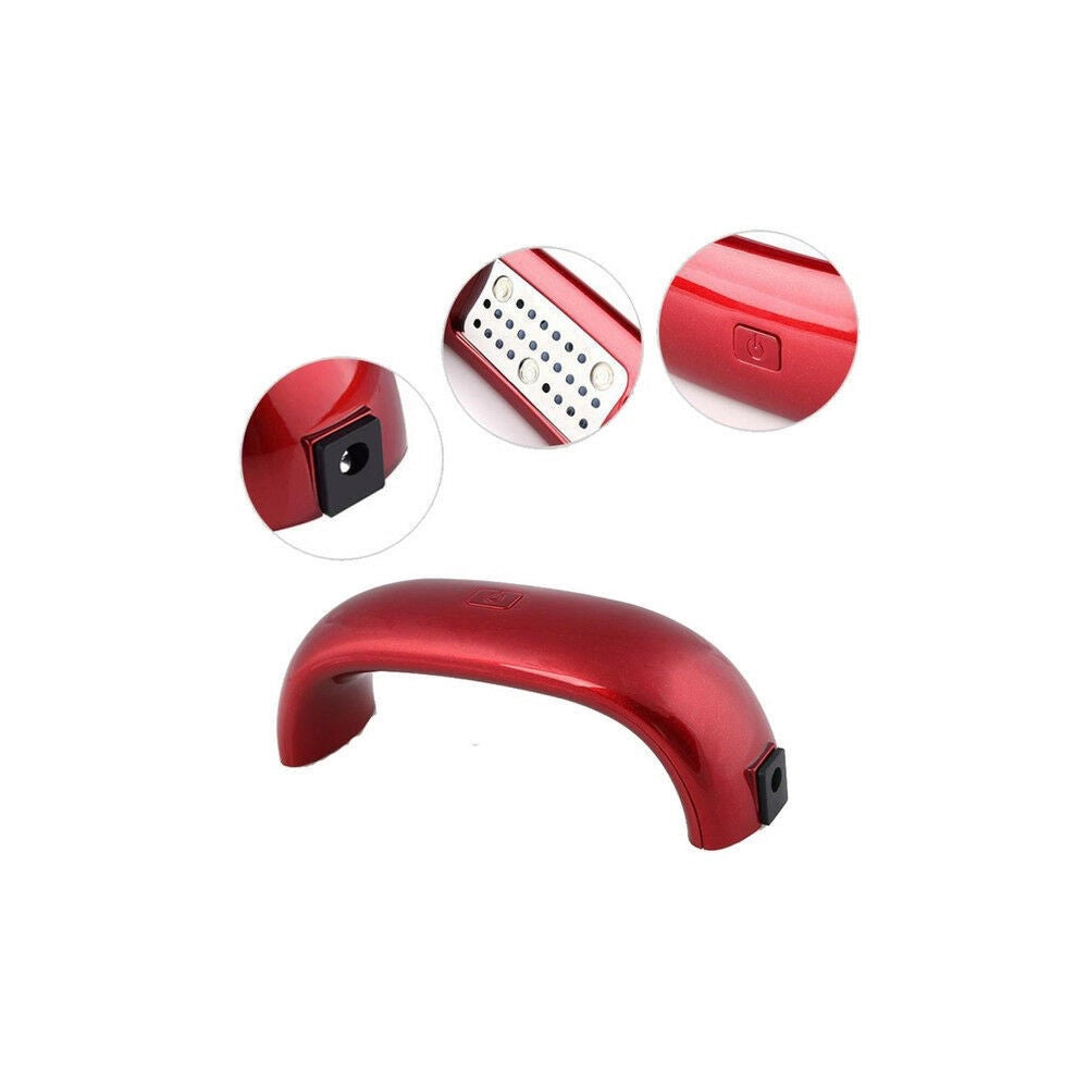 Trade Shop - Mini Lampada Fornetto Uv 3 Led 6w Per Mani E Piedi Nail Art Ricostruzione Unghie -