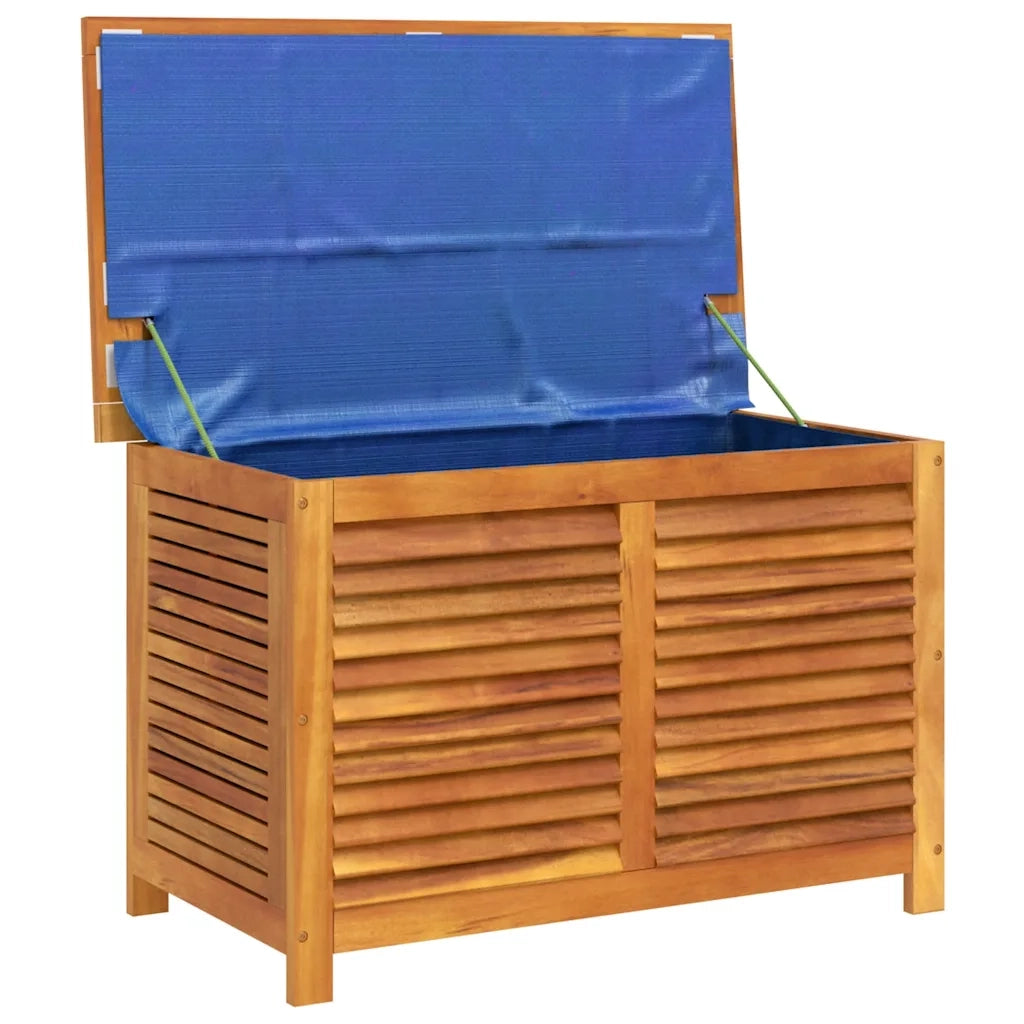 Contenitore Giardino con Feritoia 90x50x56cm Massello Acacia 365840