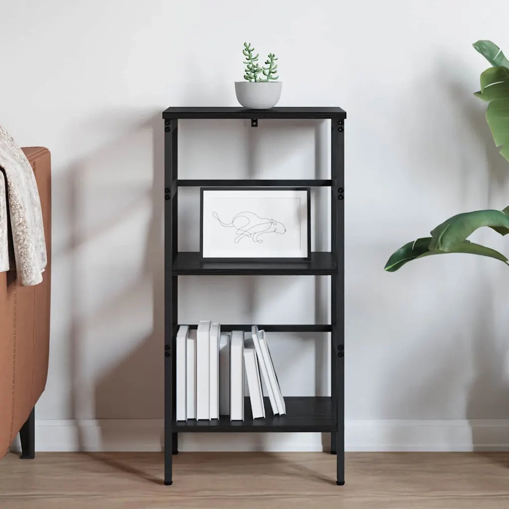 Libreria Rovere Nero 40 x 29,5 x 81 cm Legno multistrato 883898