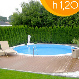 Piscina interrata circolare CLIO 600 -  6,00 x h 1,20 m