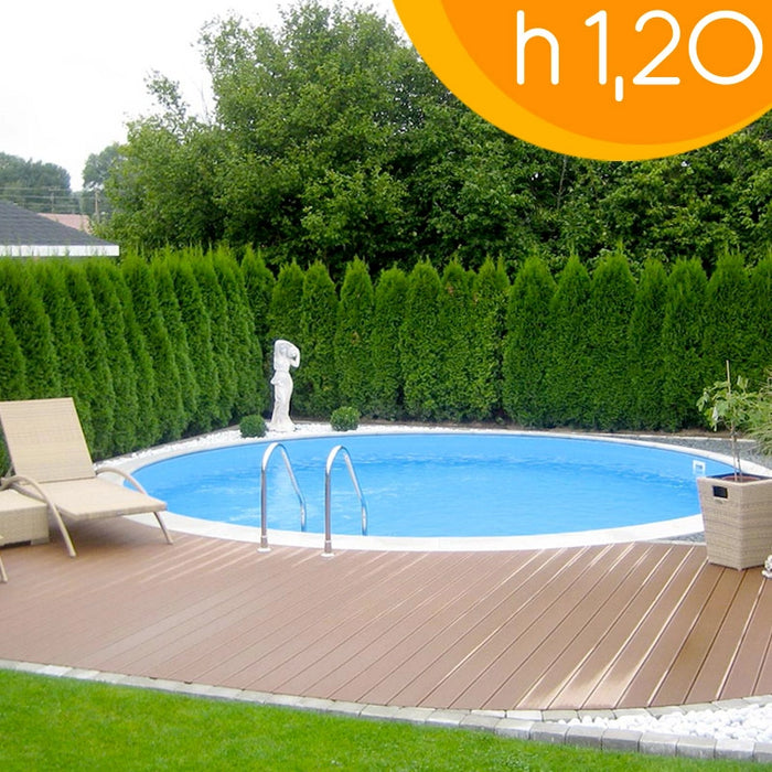 Piscina interrata circolare CLIO 600 -  6,00 x h 1,20 m