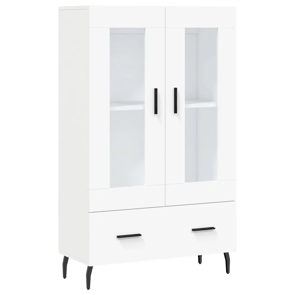 Buffet credenza cassettiera mobiletto mobile contenitore organizer cucina soggiorno salotto alto 69,5 x 31 x 115 cm legno ingegnerizzato bianco 02_0032492