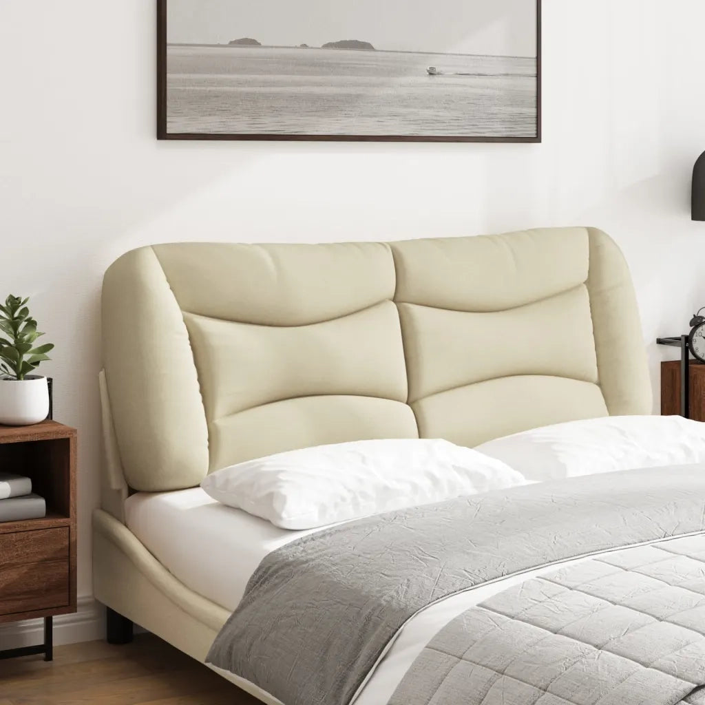 Cuscino Testiera Hvar Crema 120 cm in Tessuto CFW3803862