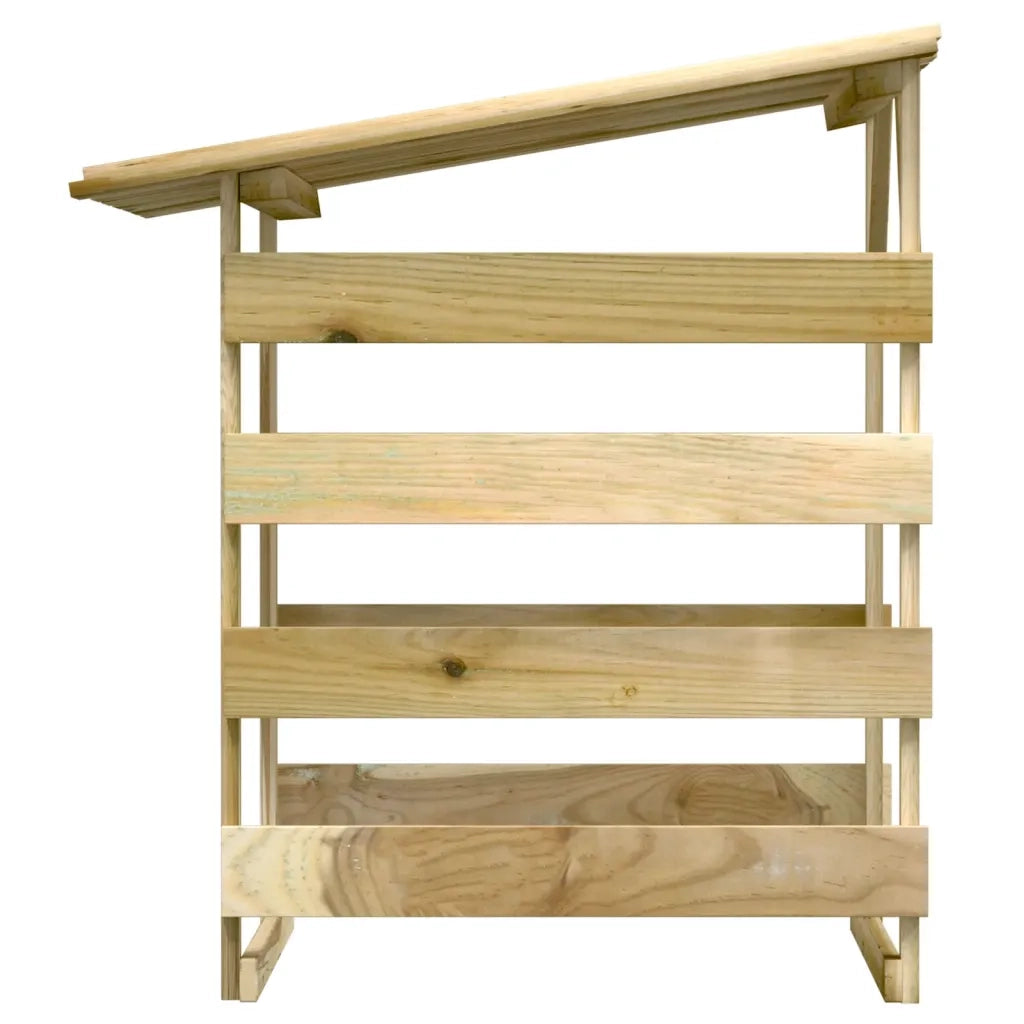 Pergole con Tetto 2 pz 100x90x100 cm Legno di Pino Impregnato 3096644