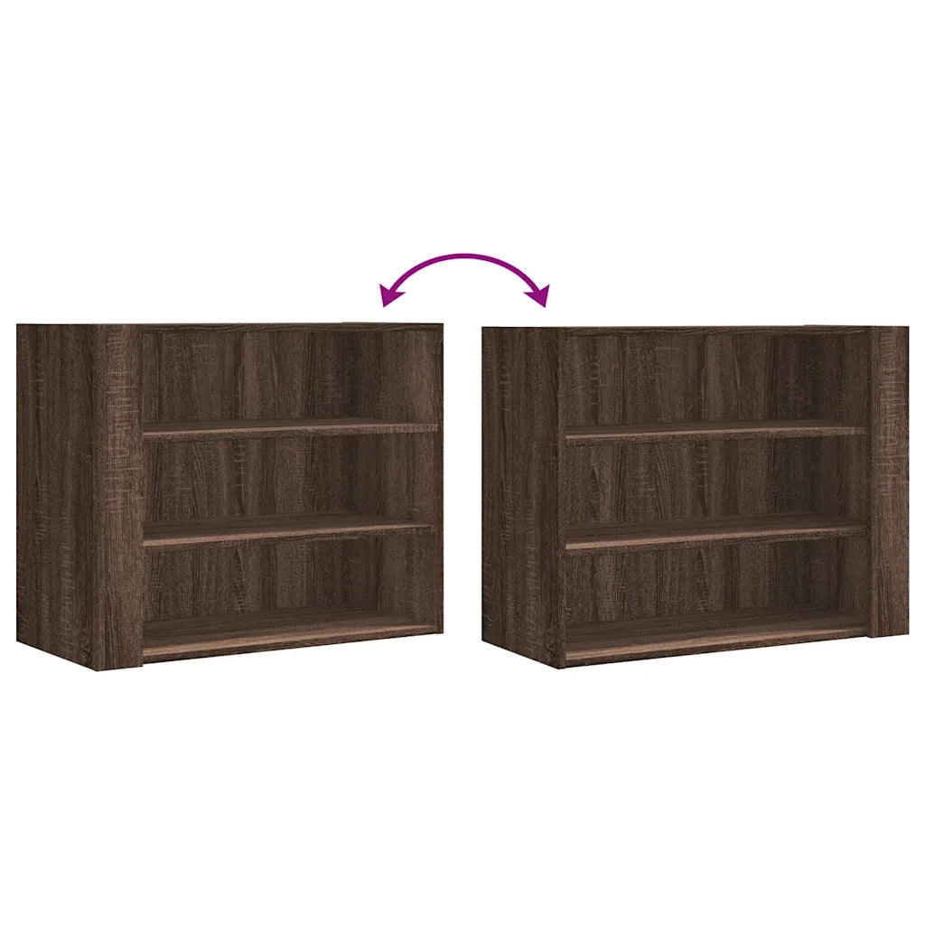 Armadietto a Muro | Mobile a Parete Rovere Marrone 75x35x60 cm in Truciolato