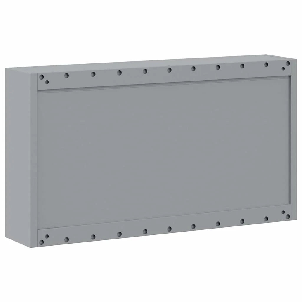 Armadio portautensili industriale con ripiani regolabili 100 x 20 x 55 cm design moderno acciaio rosso 02_0058029