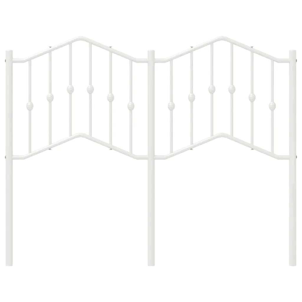 Testiera in Metallo-Testiera in Ferro-Testata Bianco 120 cm 717003