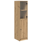 Credenza | Madia | Buffet da pranzo | Armadio da pranzo Rovere artigianale 35 x 37 x 142 cm Legno multistrato