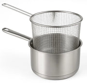 Pentola Professionale in Acciaio Inossidabile - Ø 16 cm - Pentola Induzione - Ideale per Piccoli Formati