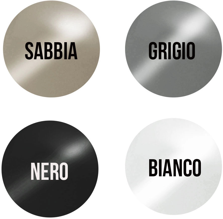 Lavabo da appoggio slim mod. 01 nero