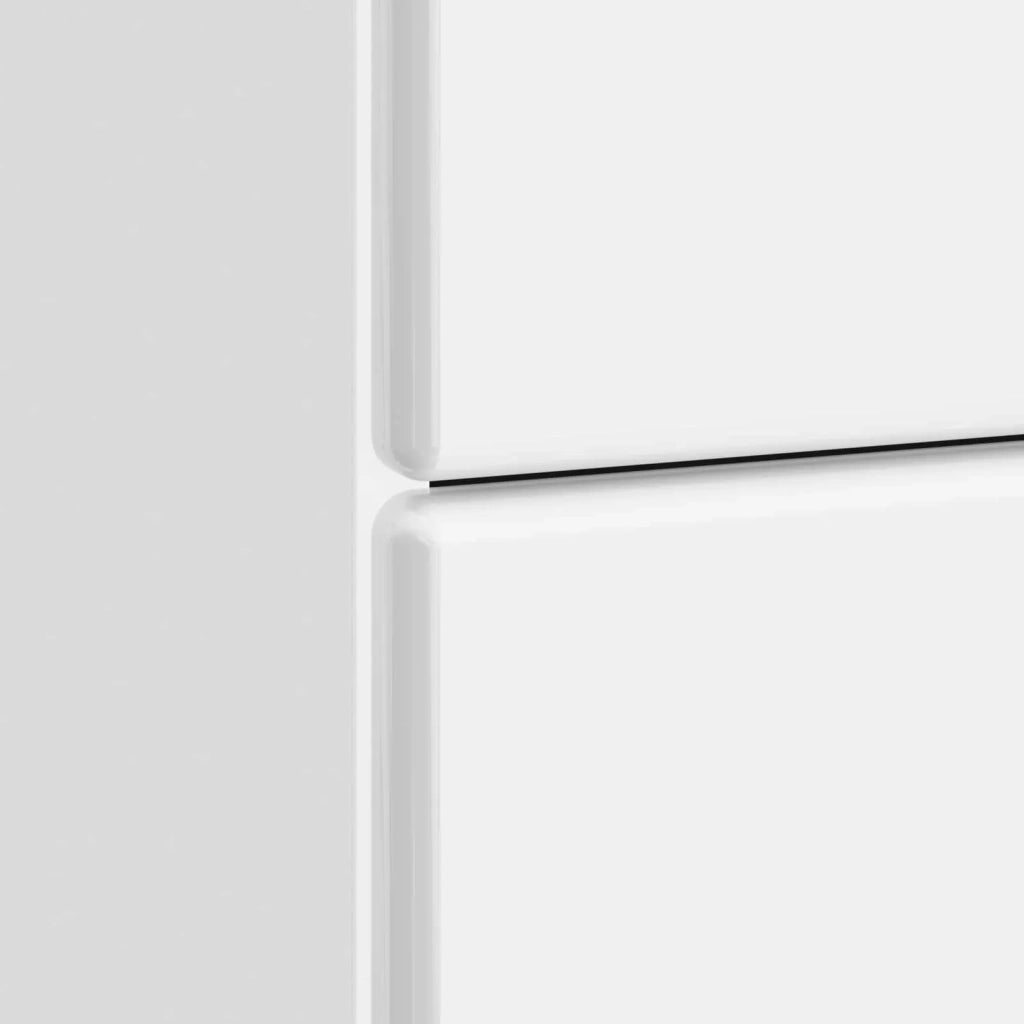 Armadio da Notte con cassetto Bianco Lucido 43 x 41 x 66,5 cm 895479
