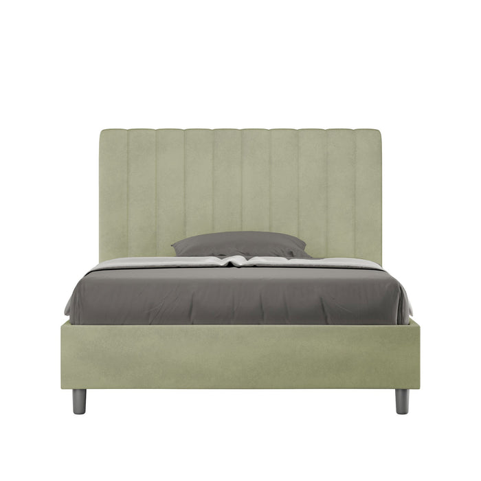 Letto 1 Piazza e Mezzo 120x200 cm Senza Rete Agueda Tè verde