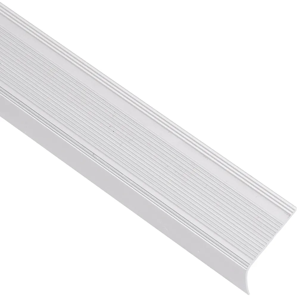 Profili a L per Gradini 15 pz in Alluminio 90 cm Argento CFW2087563