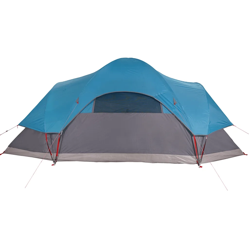 Tenda da Campeggio a Cupola per 9 Persone Blu Impermeabile 94564